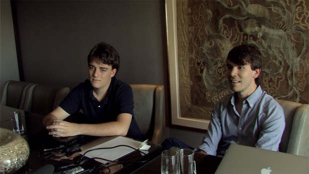 Palmer Luckey und Nate Mitchell von Oculus im Interview mit Golem.de (Foto: dp)